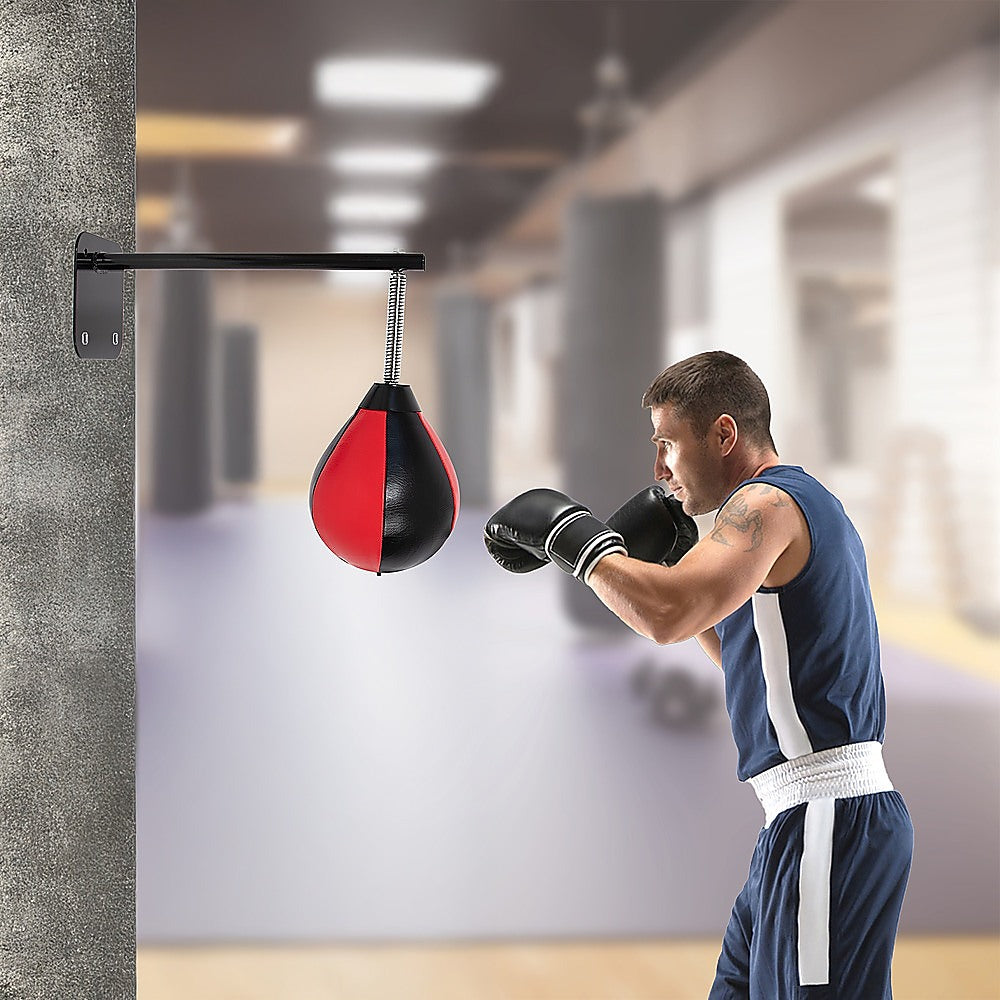Speed Bag Boxing Punching Bag Wall Mount Reflex Training V63-842331