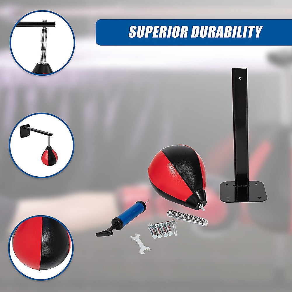 Speed Bag Boxing Punching Bag Wall Mount Reflex Training V63-842331