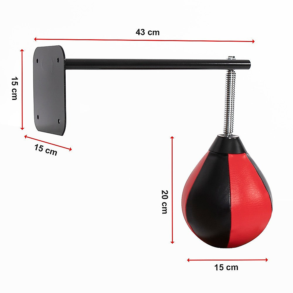 Speed Bag Boxing Punching Bag Wall Mount Reflex Training V63-842331