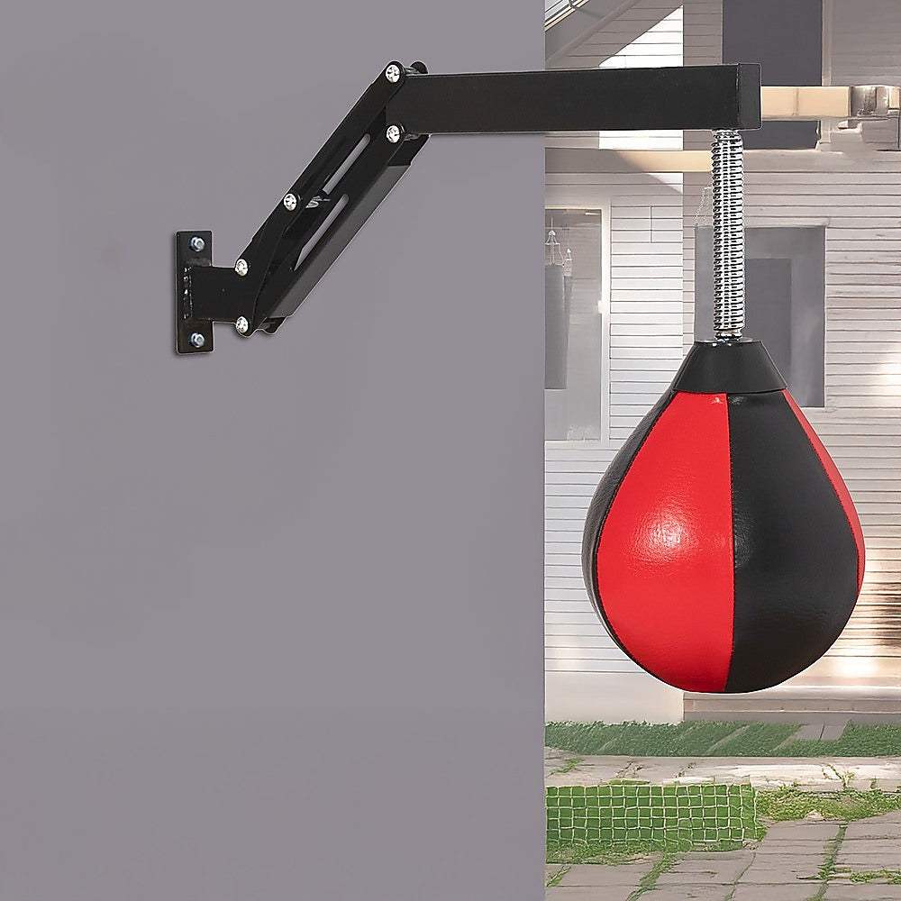 Speed Bag Punching Boxing Bag Wall Mount Reflex Training V63-842341