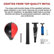 Speed Bag Punching Boxing Bag Wall Mount Reflex Training V63-842341