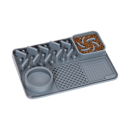 Pet Licking Mat Bite Resistant Non-Slip Slow Feeder V63-842361