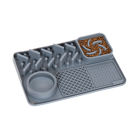 Pet Licking Mat Bite Resistant Non-Slip Slow Feeder V63-842361