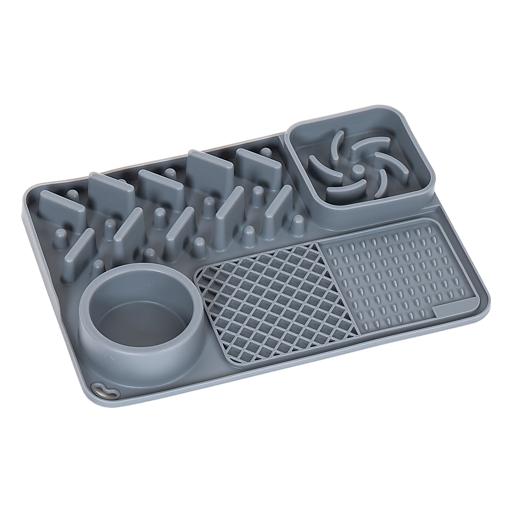 Pet Licking Mat Bite Resistant Non-Slip Slow Feeder V63-842361