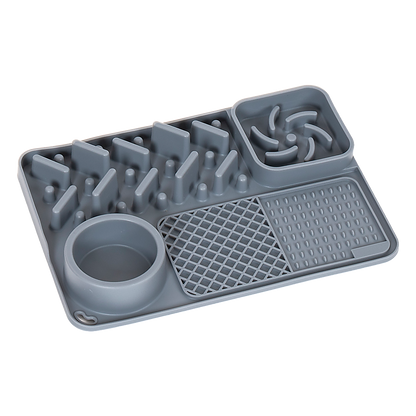 Pet Licking Mat Bite Resistant Non-Slip Slow Feeder V63-842361