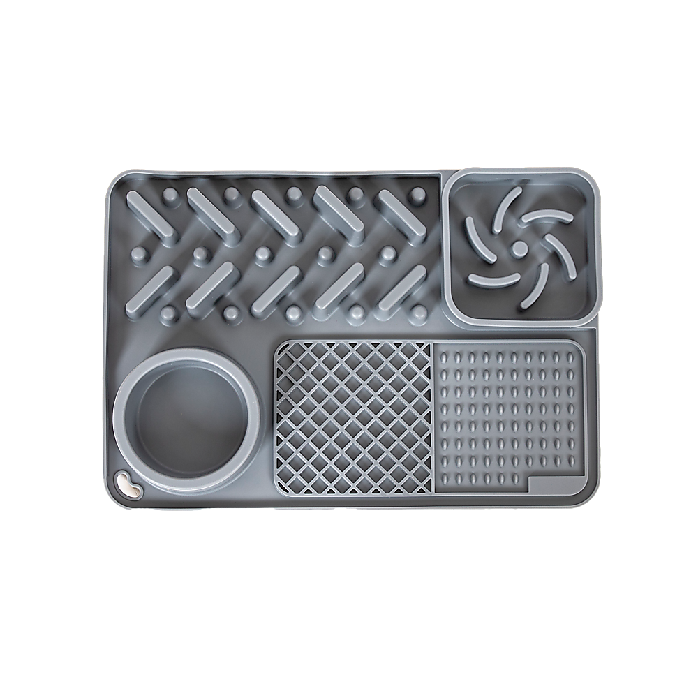 Pet Licking Mat Bite Resistant Non-Slip Slow Feeder V63-842361