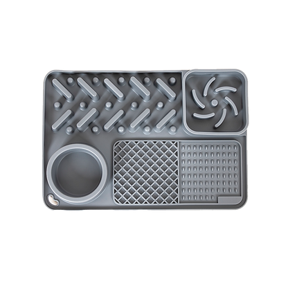Pet Licking Mat Bite Resistant Non-Slip Slow Feeder V63-842361