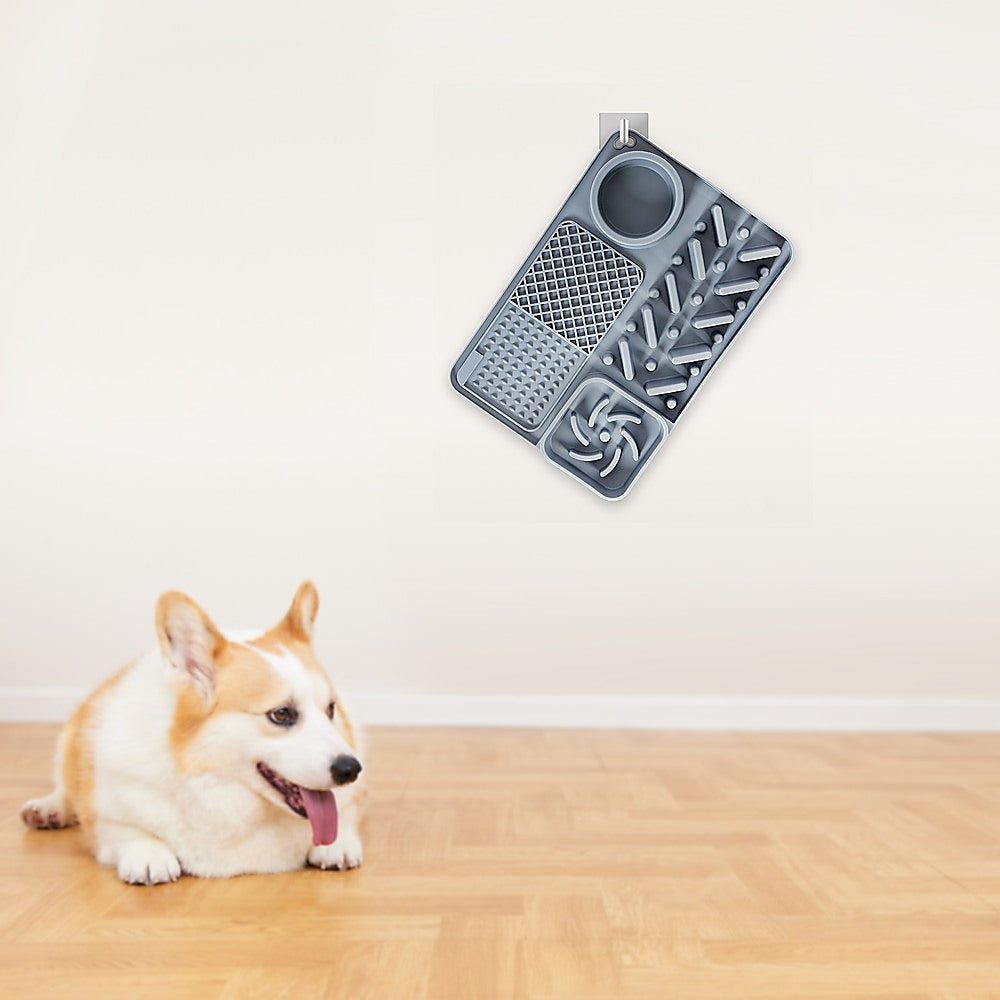 Pet Licking Mat Bite Resistant Non-Slip Slow Feeder V63-842361