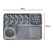 Pet Licking Mat Bite Resistant Non-Slip Slow Feeder V63-842361