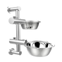 Wall Mounted Dog Bowl Adjustable Height Pet Feeder For Easy Feeding V63-842371