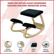 Kneeling Office Chair Ergonomic Rocking Posture Improving Stool V63-842441
