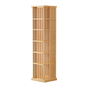 360 Rotating Bookshelf Bamboo Storage Display Rack Shelving in Wood V63-842461