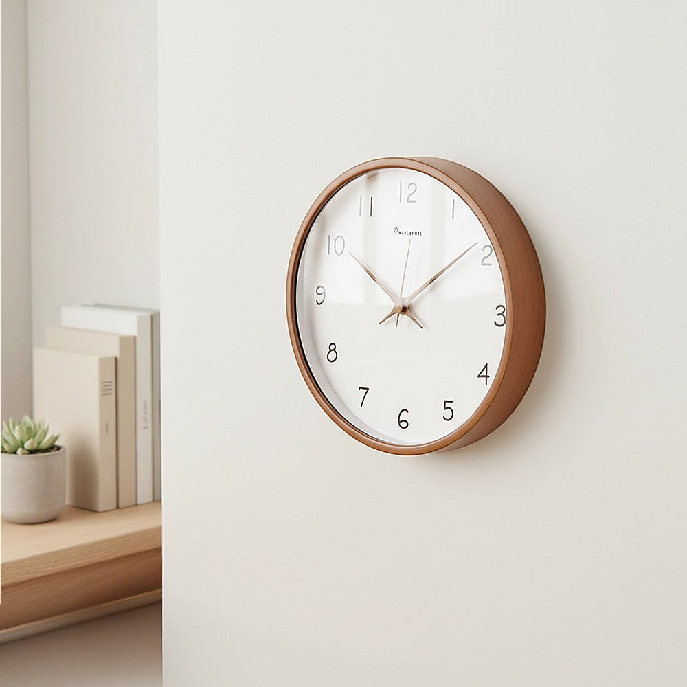 10" Clock Wooden Modern Wall Art V63-842481