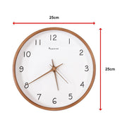 10" Clock Wooden Modern Wall Art V63-842481