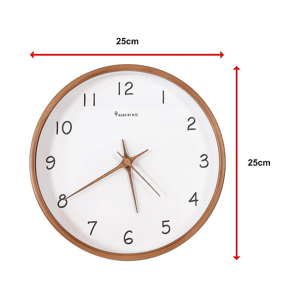 10" Clock Wooden Modern Wall Art V63-842481
