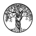 Tree Life Wall Decoration Metal Tree Wall Sculpture V63-842501