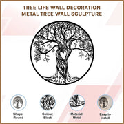 Tree Life Wall Decoration Metal Tree Wall Sculpture V63-842501