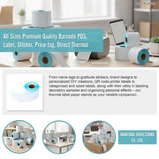 All Sizes Premium Quality Barcode POS, Label, Sticker, Price tag, Direct Thermal V63-842561
