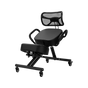 Ergonomic Kneeling Posture Chair with Backrest Adjustable Height and Casters V63-842641