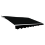 Outdoor Folding Arm Awning Retractable Sunshade Canopy Black 5.0m x 3.0m V63-842821