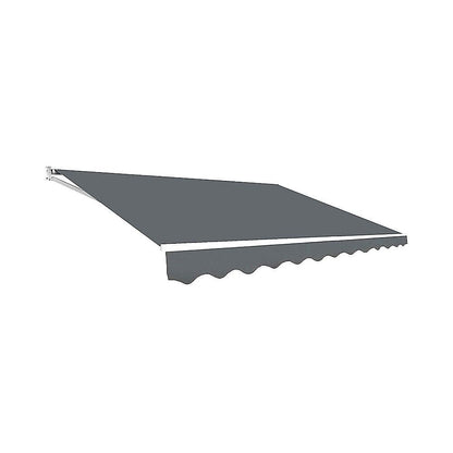 Motorised Outdoor Folding Arm Awning Retractable Sunshade Canopy Grey 3.0m x 2.5m V63-842831
