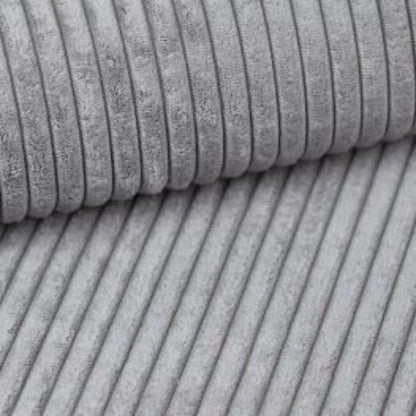 Jumbo Cord Beanbag Chair Cover Unfilled Large Bean Bag - Grey V63-842991