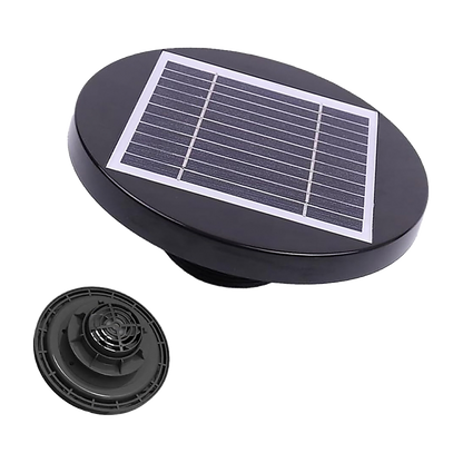 Solar Powered Roof Fan Ventilator Loft Vent for Boat RV Greenhouse Shed Caravan V63-843011