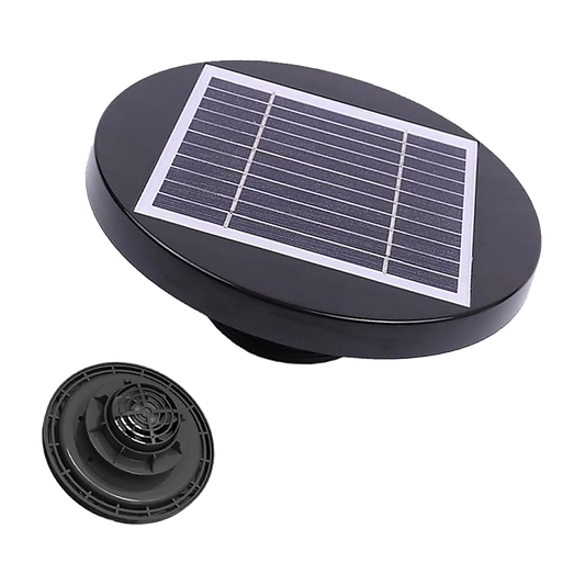 Solar Powered Roof Fan Ventilator Loft Vent for Boat RV Greenhouse Shed Caravan V63-843011