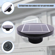 Solar Powered Roof Fan Ventilator Loft Vent for Boat RV Greenhouse Shed Caravan V63-843011