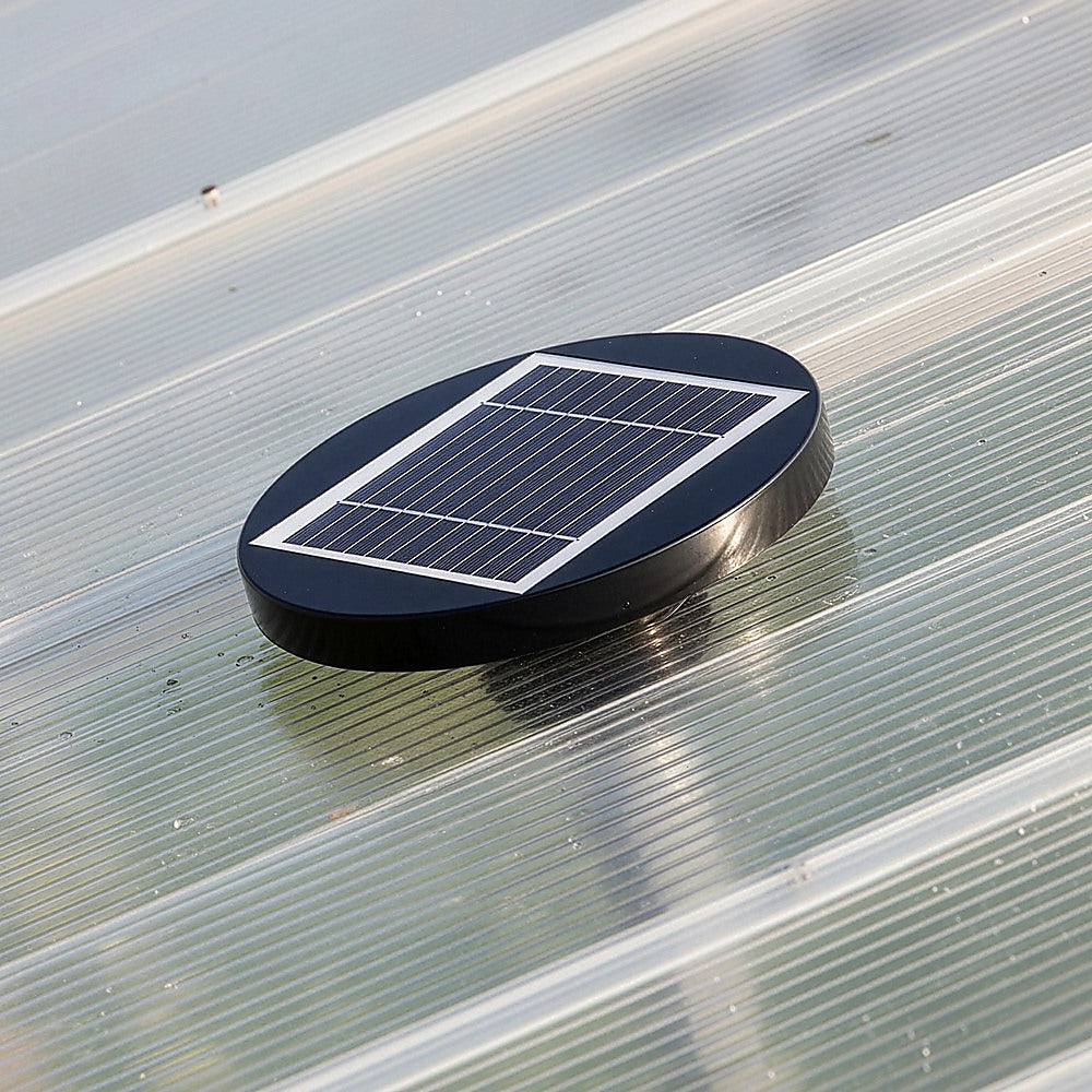 Solar Powered Roof Fan Ventilator Loft Vent for Boat RV Greenhouse Shed Caravan V63-843011