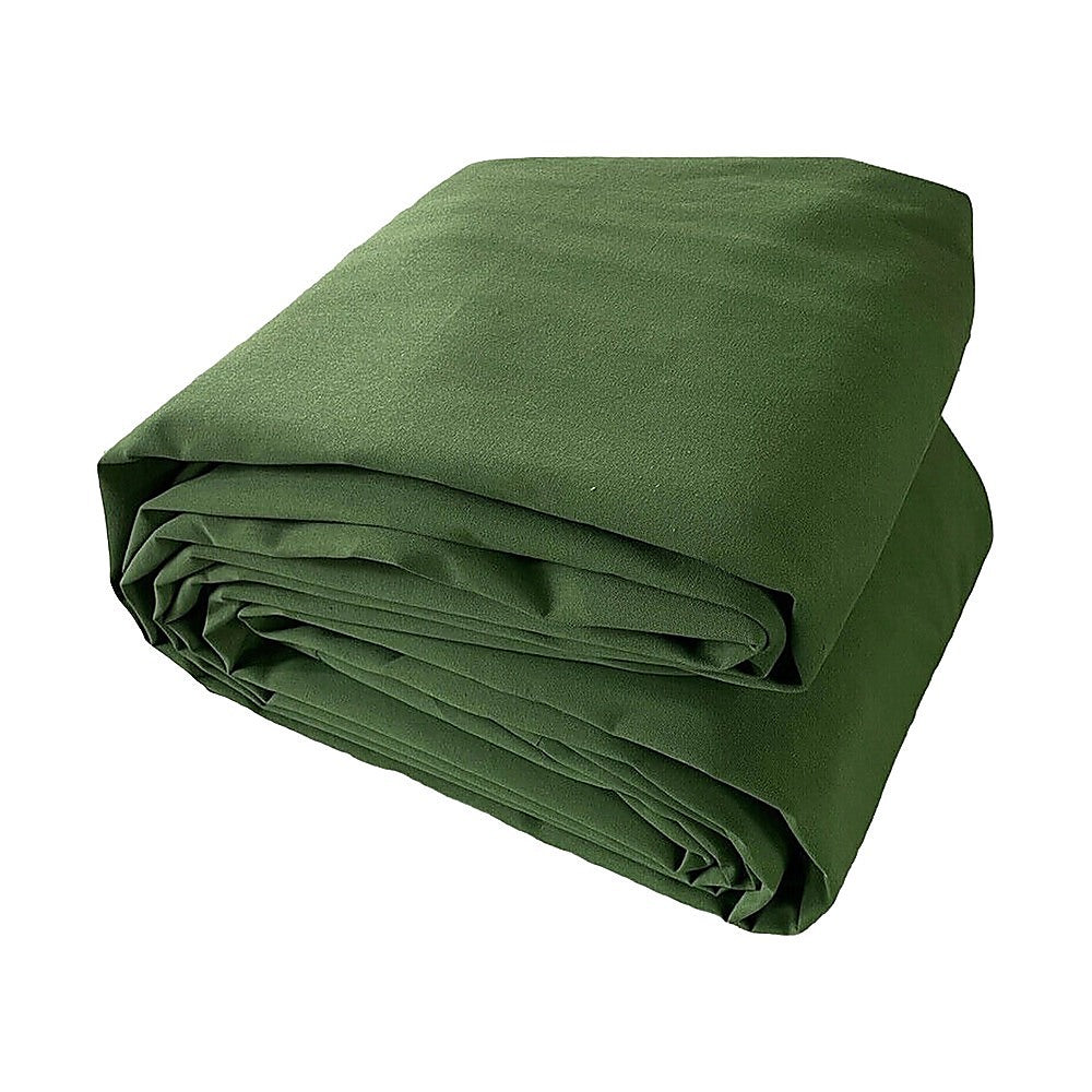 3x4M Army Heavy Duty Waterproof Canvas Tarp Tarpaulin Sun Blocked Dustproof V63-843021