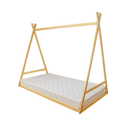 Kids Tent Montessori Toddler Floor Bed Wooden Bedframe V63-843061