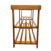 Bamboo Shoe Rack Wooden Bench Storage Organiser Cabinet Holder Stool V63-843071
