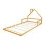 Pine Wood Floor Bed House Frame for Kids and Toddlers V63-843101