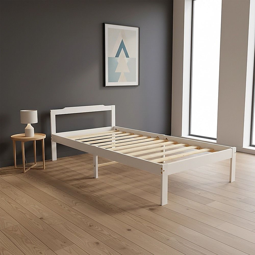 Natural Wooden Bed Frame Home Furniture V63-843131