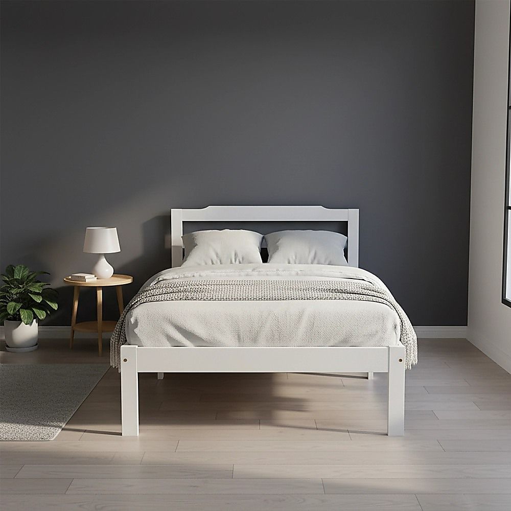 Natural Wooden Bed Frame Home Furniture V63-843131