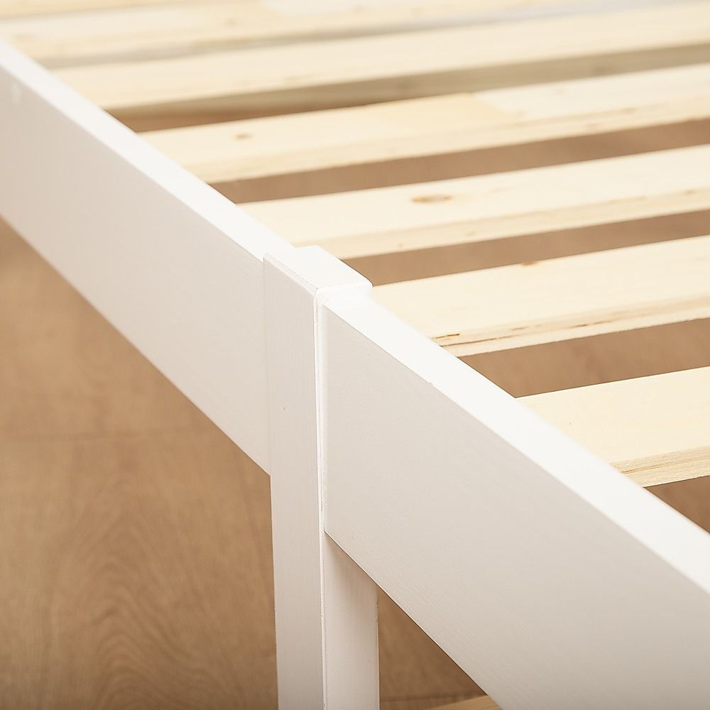 Natural Wooden Bed Frame Home Furniture V63-843141