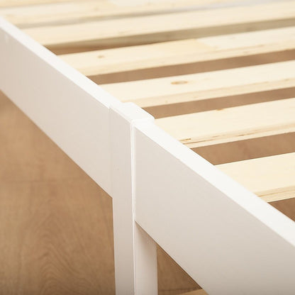 Natural Wooden Bed Frame Home Furniture V63-843141