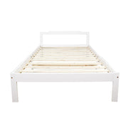 Natural Wooden Bed Frame Home Furniture V63-843141