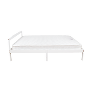 Double Wooden Bed Frame Home Furniture White