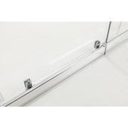 Adjustable 1100x900mm Double Sliding Door Glass Shower Screen in Chrome V63-843691
