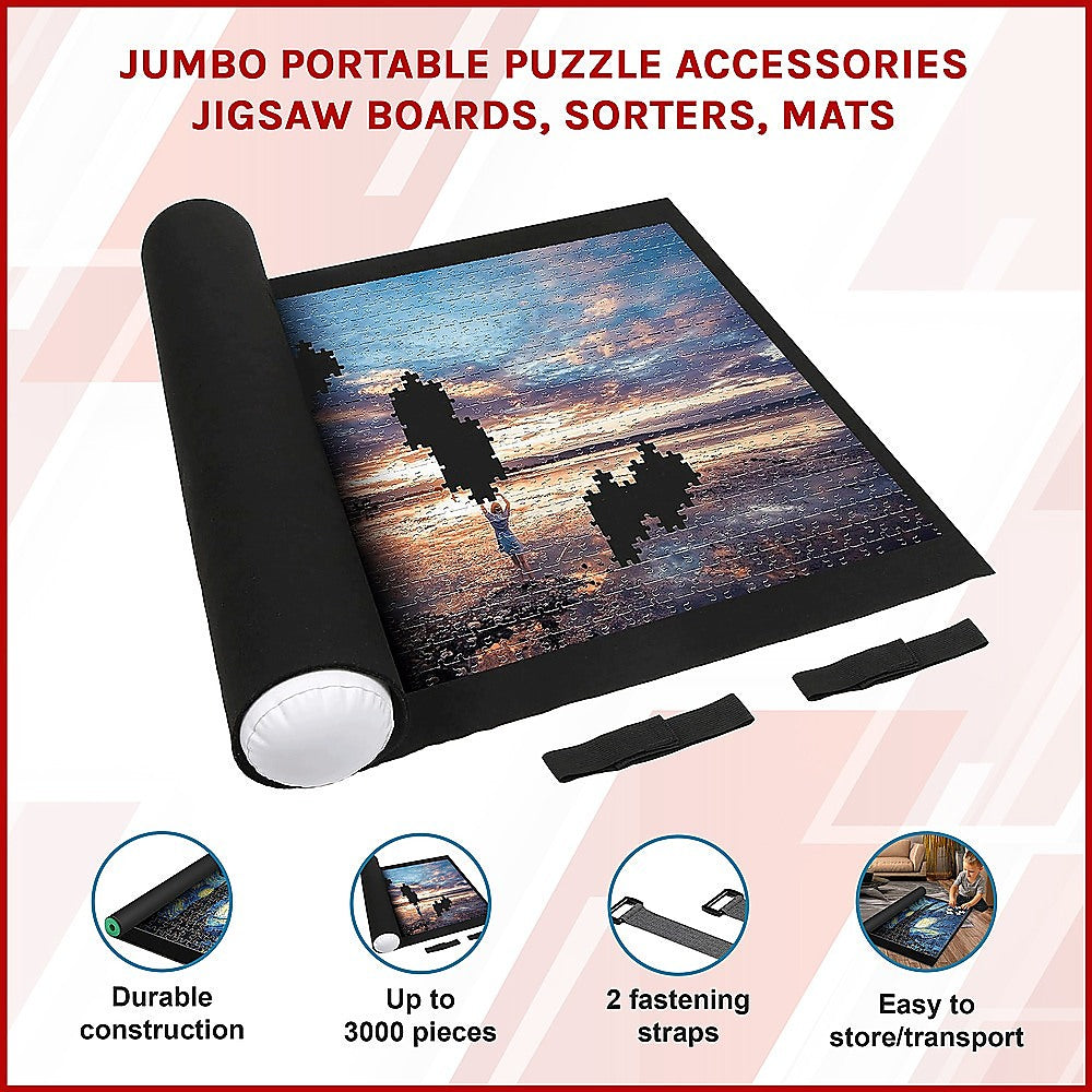 Jumbo Portable Puzzle Accessories Jigsaw Boards, Sorters, Mats V63-844251