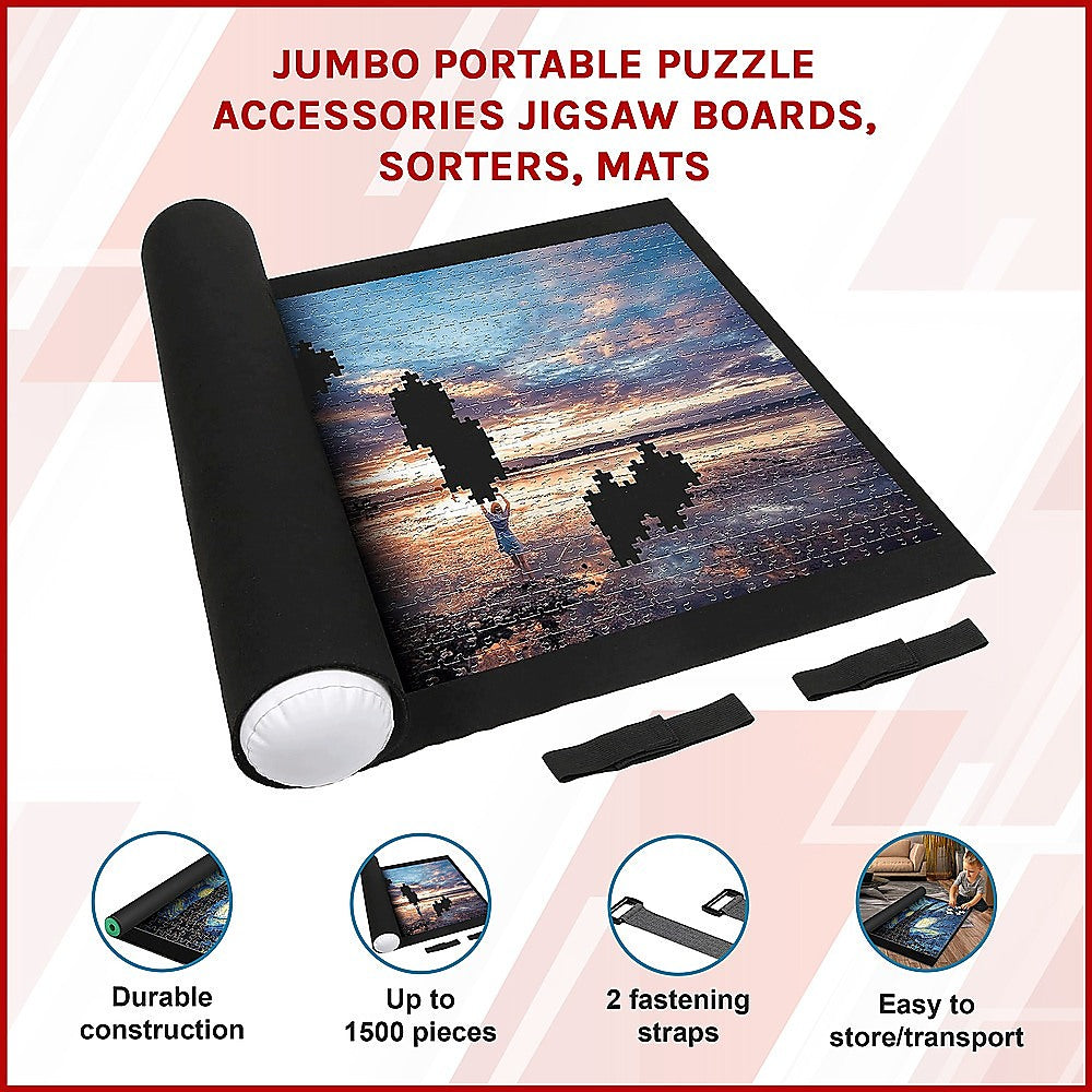 Jumbo Portable Puzzle Accessories Jigsaw Boards, Sorters, Mats V63-844261