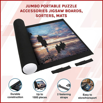 Jumbo Portable Puzzle Accessories Jigsaw Boards, Sorters, Mats V63-844261
