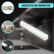 10 x 1M V-Style Aluminium LED Strip Light Channels for Cabinet Lighting V63-844301