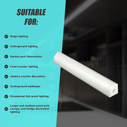 10 x 1M V-Style Aluminium LED Strip Light Channels for Cabinet Lighting V63-844301