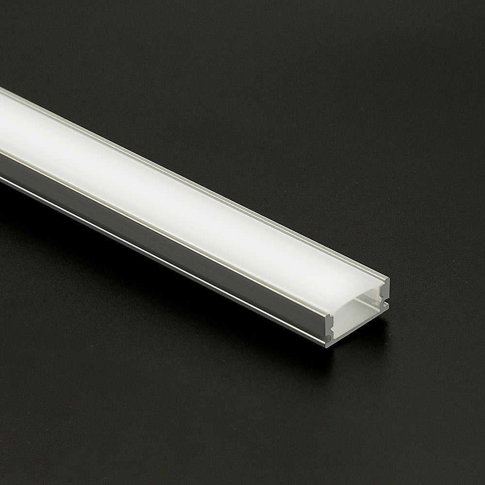 10 x 1M U-Style Aluminium LED Strip Light Channels for Cabinet Lighting V63-844311
