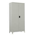 Two-Door Metal Cabinet Shelf Storage for Home Office Gym V63-844341
