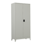 Two-Door Metal Cabinet Shelf Storage for Home Office Gym V63-844341
