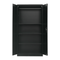 Two-Door Metal Cabinet Shelf Storage for Home Office Gym V63-844351
